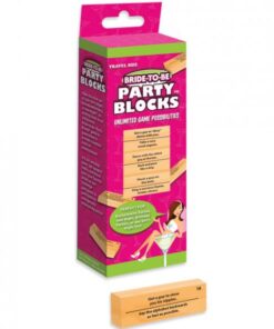 Bride To Be Party Blocks Game Travel Size