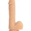 Addiction David 8 inches Bendable Beige Silicone Dong