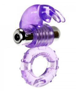 Hopping Hare Rabbit Cock Ring Purple Linx