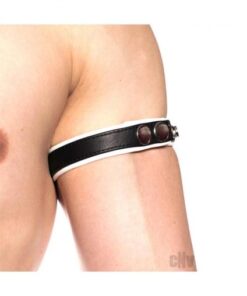 Prowler Red Bicep Band White Os
