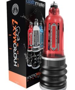 Bathmate Hydromax 7 Wide Boy Penis Pump Red 5 inches to 7 inches