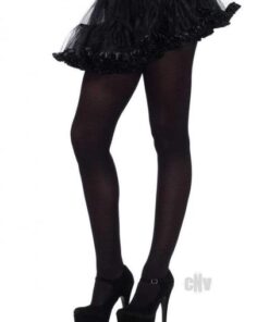 Nylon Tights Plus Black