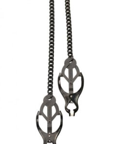 Black Butterfly Nipple Clamps With Chain