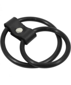 Nitrile Dual Cock Ring Black