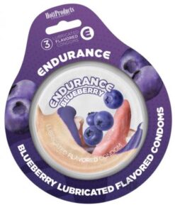 Endurance Condoms Blueberry 3pk
