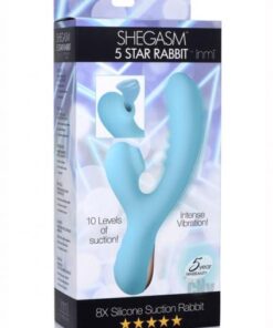 8x Silicone Suction Rabbit - Teal