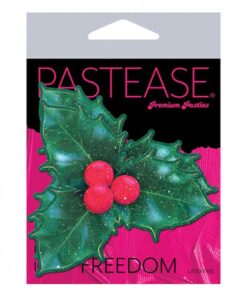 Pastease Xmas Winter Holly W/ Red Berries