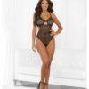 Bold Fishnet Fetish Teddy Black Md