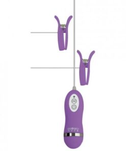 Gigaluv Vibro Clamps - 10 Functions Purple