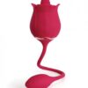 Fiona Clit Licking Rose & Vibrating Egg - Red