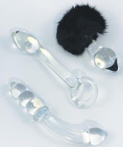 Nobu Glass Gems 3 Piece Set Clear