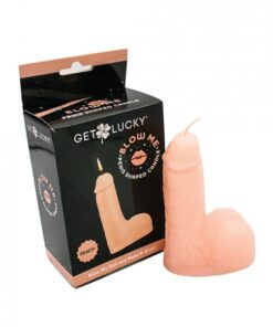Get Lucky 5" Blow Me Penis Candle - Peach