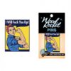 Wood Rocket I Will Fuck You Up! Pin - Multi Color