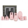 Zalo Nave Vibrating Nipple Clamps - Coral Pink