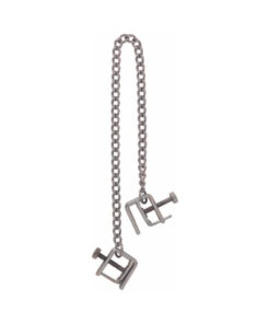 Spartacus Adjustable Nipple Clamps With Curbed Chain