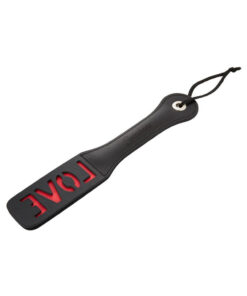 12" Leather Love Impression Paddle