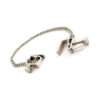 H2H Nipple Clamps Press With Chain Chrome