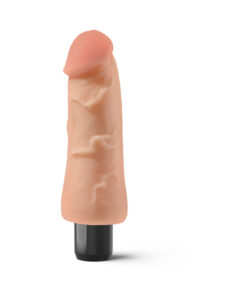 Real Feel Lifelike Toyz No 4 Beige Vibrating Dildo