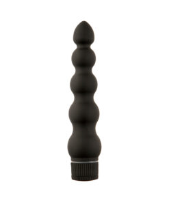 Black Magic 7 inches Ribbed Vibrator