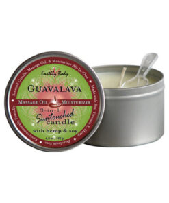 3 In 1 Round Massage Oil Candle Guavalava 6oz