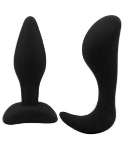 Dom. Sub. Coll. Silicone Butt Plugs- Blk
