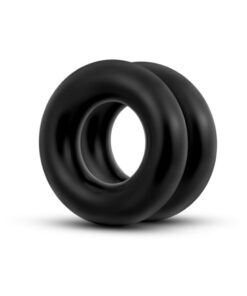 Donut Rings Oversized Black