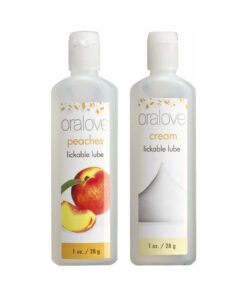 Oralove Delicious Duo Lickable Lubes Peaches and Cream