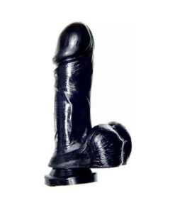 7 inches Thick Cock Balls & Suction Cup Black