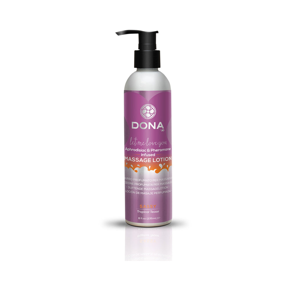 Dona Massage Lotion Sassy Aroma: Tropical Tease 8oz