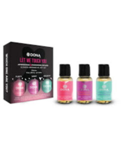 Dona Let Me Touch You Massage Gift Set (scented Massage Oil Trio 3 X 1oz)