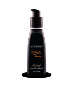 Wicked Aqua Heat Waterbased Warming Sensation Lubricant 2oz.