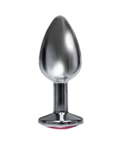 Silver Starter Bejeweled Stainless Steel Plug