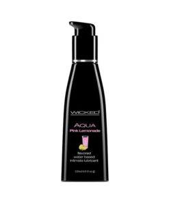 Wicked Aqua Pink Lemonade Flavored Lubricant 4oz
