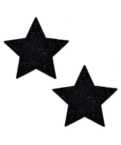 Neva Nude Pasty Star Glitter Black