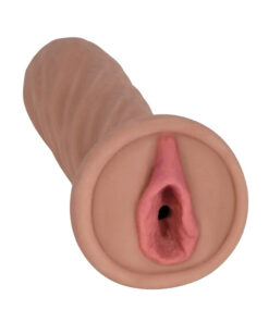 Mistress Bioskin Vibrating Stroker With Pubic Bone 1 Speed Bullet Brianna Latte