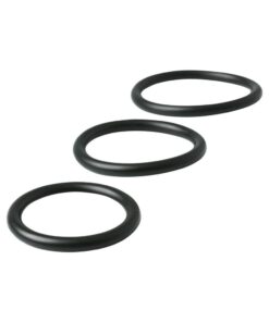 Rubber Cock Ring 1.5 inches Black