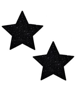 Neva Nude Pasty Starry Night Glitter Malice Black Set Of 6