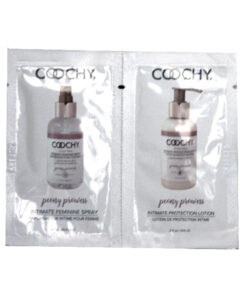 Coochy Peony Prowess Duo Foil - Intimate Feminine Spray 0.9 Oz & Intimate Protection Lotion 0.2oz