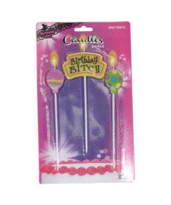 Birthday Bitch Candles Set Of 3