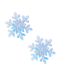 Neva Nude Pasty Snowflake Glitter Frost Pasties