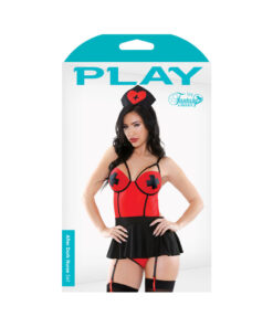 Play After Dark Nurse Costume Set; Medic Hat