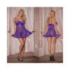 Magic Silk Unwrap Me Baby Doll & G-string Purple S/m
