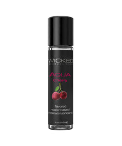 Wicked Aqua Flavored Lubricant Cherry 1oz