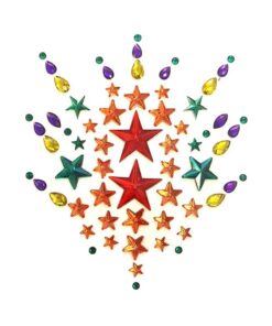 Neva Nude Crystal Pasties Pride Tribe Cleavage