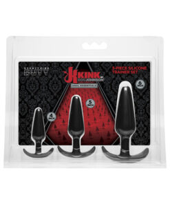 Kink By Doc Johnson Anal Essentials 3-piece Silicone Trainer Set