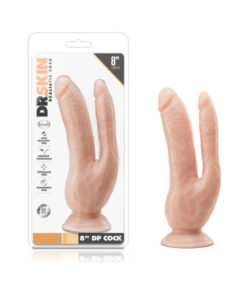 Dr. Skin 8 Inch Dp Cock Vanilla