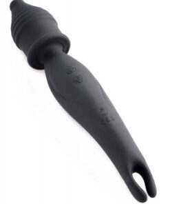 Dual Diva 2 In 1 Silicone Massager Black