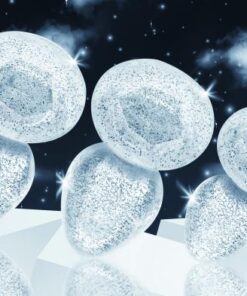 Glitter Gem Anal Plug Set - Silver