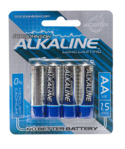 Doc Johnson Alkaline Batteries - 4 Pack AA
