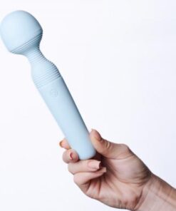 Grace Bendable Vibrating Wand Teal Rechargeable